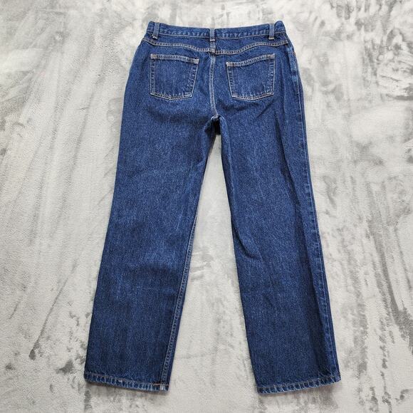 Jeanology Collection Jeans Womens 12P PETITE Blue Mid Rise Straight Leg Denim - Picture 3 of 11